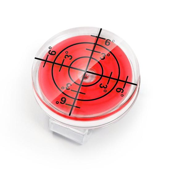 1/4ks Značkovač na čepici golfového levelu Lehká spona na značkovač golfového míčku s barevným designem Příslušenství ke golfové čepici se snadno přenáší