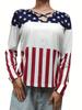 Summer 2026 Women's Leopard Print V-neck Patchwork Top