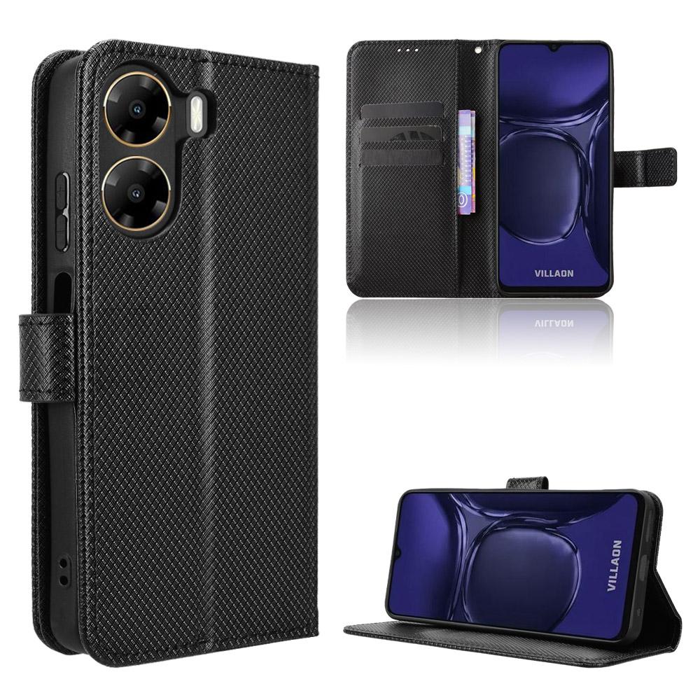 

Flip Cover For Philips Essence 12 Leather Case [Flip Vintage Leather] Shockproof Durable Retro Phone Case for Philips Essence 12 чёрный