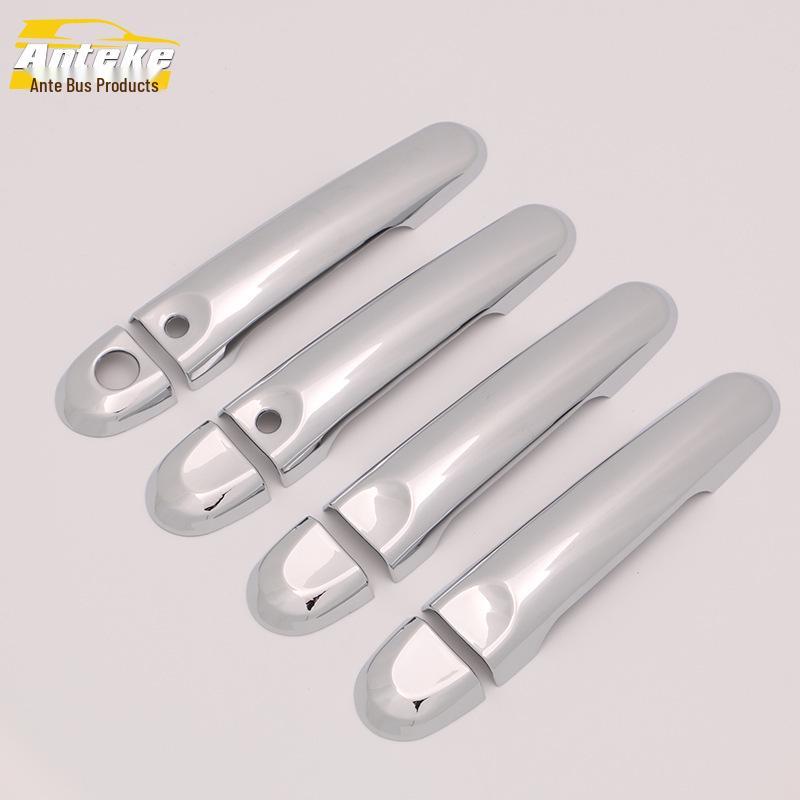 Compatible Decorative Sticker for Tiida Door Handle - Electroplated Grip Enhancer Accessory