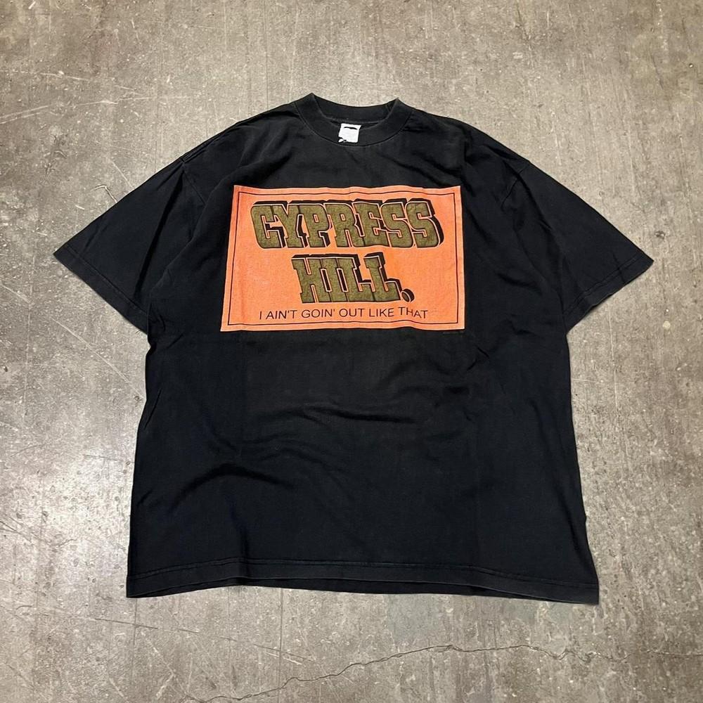 Rare Design Cypress Hill Rock band Graphic T shirt black tee Unisex Unisex T-Shirt L