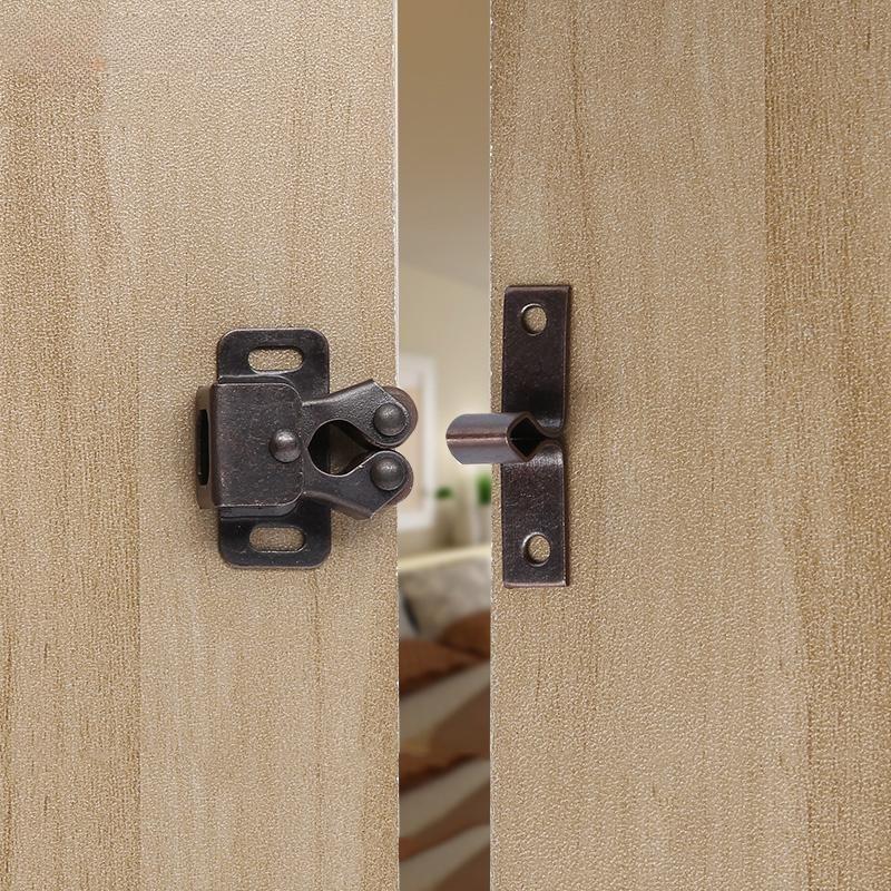 NAIERDI 2 bucăți dulap magnet prinde opritoare uși tampon amortizor cu șuruburi feronerie pentru mobilier