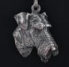 Airedale Terrier, Bingley Terrier – Necklace with dog, silver-plated pendant for dog fan | Art-Dog