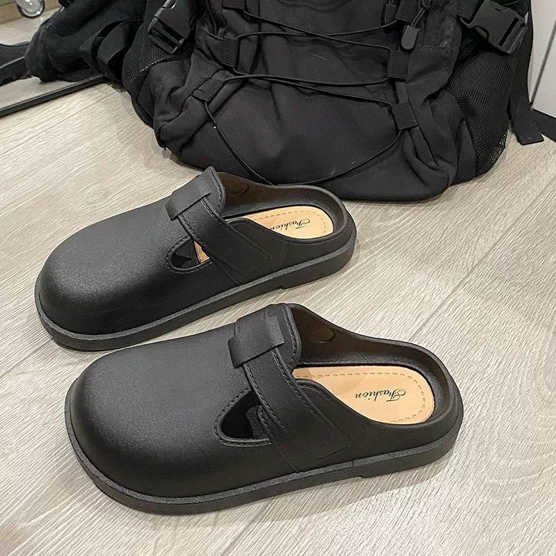 

Outside Round Toe Women s Slippers and Ladies Sandals on Beach Flat Shoes Offer Promotion New Collection Designer Luxury Slides 40-41