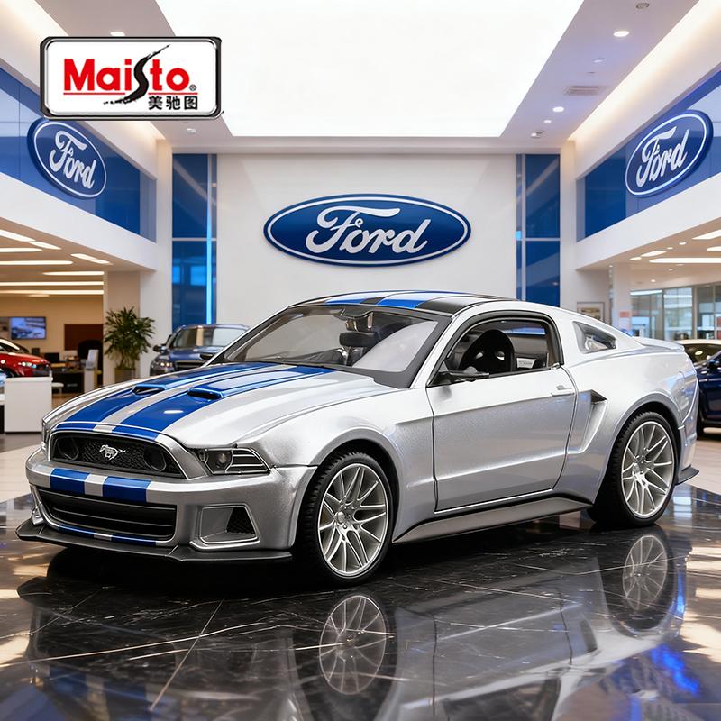 Maisto 1:24 Ford Mustang Street Racer 2014 Alloy Car Diecasts & Toy Vehicles Car Model Miniature Scale Model Car For Children