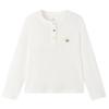 MQD Girl's Long Sleeve Half-Placket Tee