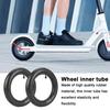 2 Pezzi Camera d'Aria per Scooter Elettrico Xiaomi 8.1/2X2-156A 8.5 Pollici Striscia Blu Gomma Butilica Spessa Pneumatico Gonfiabile con Valvola Dritta Ricambio
