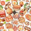 20 Pcs Fresh Store Fifth Series Food and Coffee Material Pack DIY Scrapbook Handbook Aesthetic Stationery Supplies