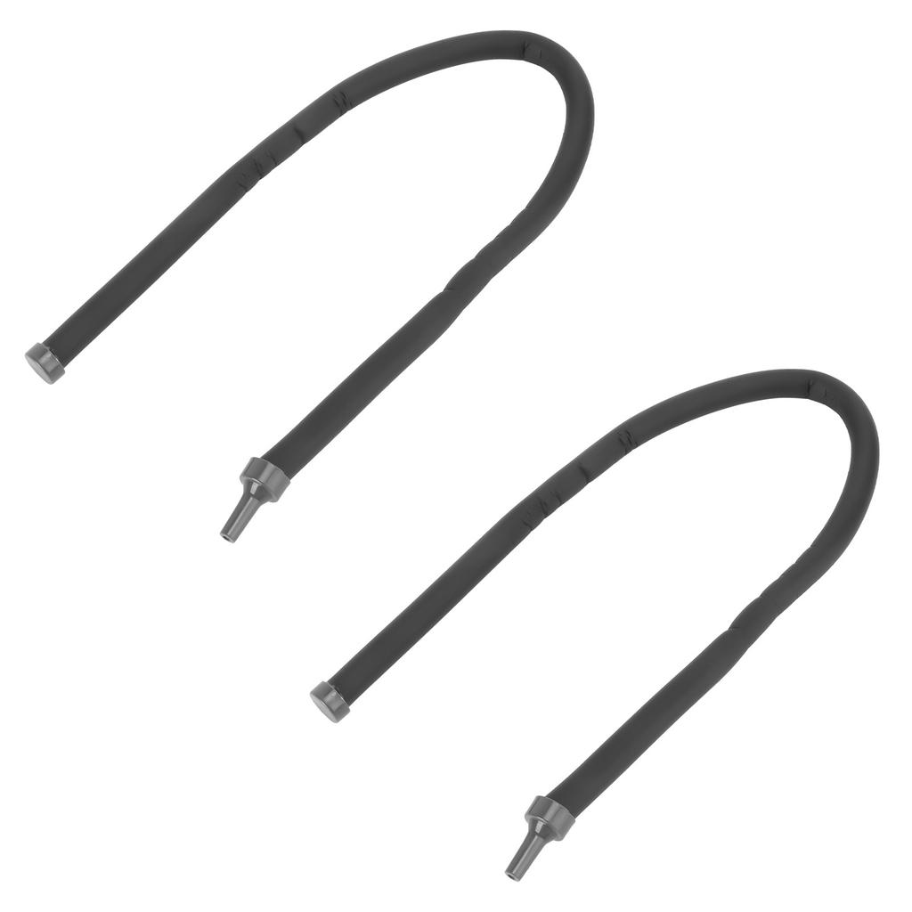 2pcs Oxygen Pump Tube Black Aquarium Air Diffusing Strip Fish Tank Oxygen Supply Flexible Bubble Disperser For Aeration