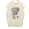 80s Made In USA Elephant Tank Top XL Animal Pattern Elephant Men's Used