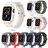 Durable Silicone Strap for Apple Watch iWatch87654321s9 - Solid Color, Drop-Proof Design