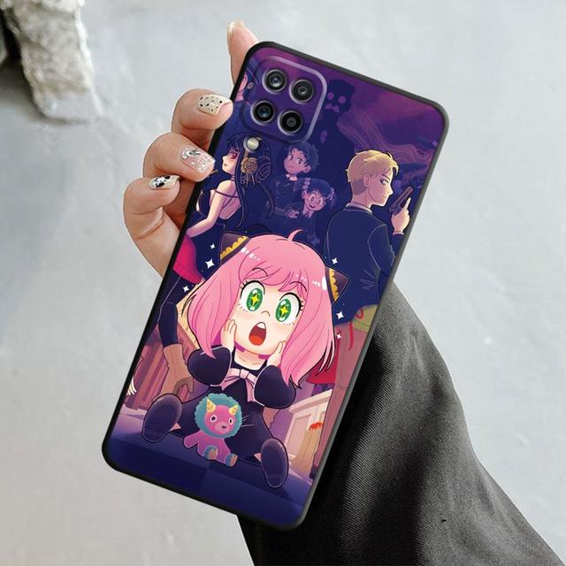 Spy X Family Anya Bright Hair Loid Yor Phone Case For Samsung Galaxy A70 A70s A50 A30s A04s A20s A20e A02 A02s A03 A42 M31 M13