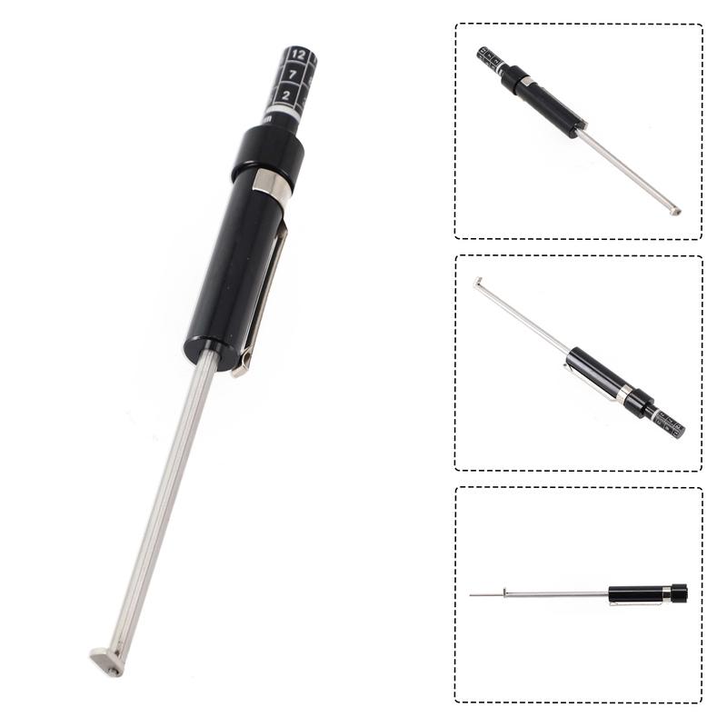Vehicle Brake Pad Measuring Tool for Accurate Thickness Measurement of Brake Pads Featuring for Slim Probe and Calibration Mark