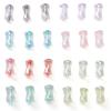 4x8mm Shiny Transparent Bamboo Beads Glass Cylindrical Beads Can Be Used For DIY Jewelry Making Necklace Bracelet