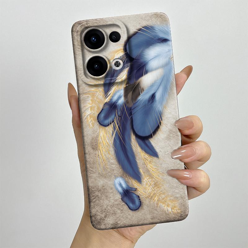 For OPPO Reno 13 CPH2689 Reno13 Phone Case Soft Silicone Funda Sweet Painted Fashion Cartoon Bumper Coque Printed Back Cover