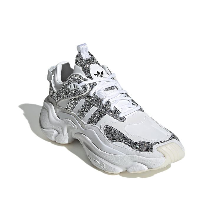 Adidas Magmur Runner Bílé Elegantní Třpytivé Dámské Tenisky Cloud-White FV4350