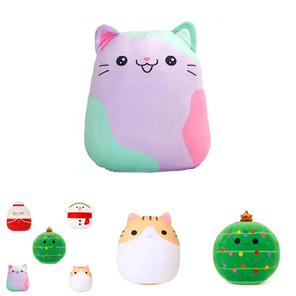 Cute 20cm Christmas Santa Claus Christmas Tree Plush Toy Soft Stuffed Doll Wholesale