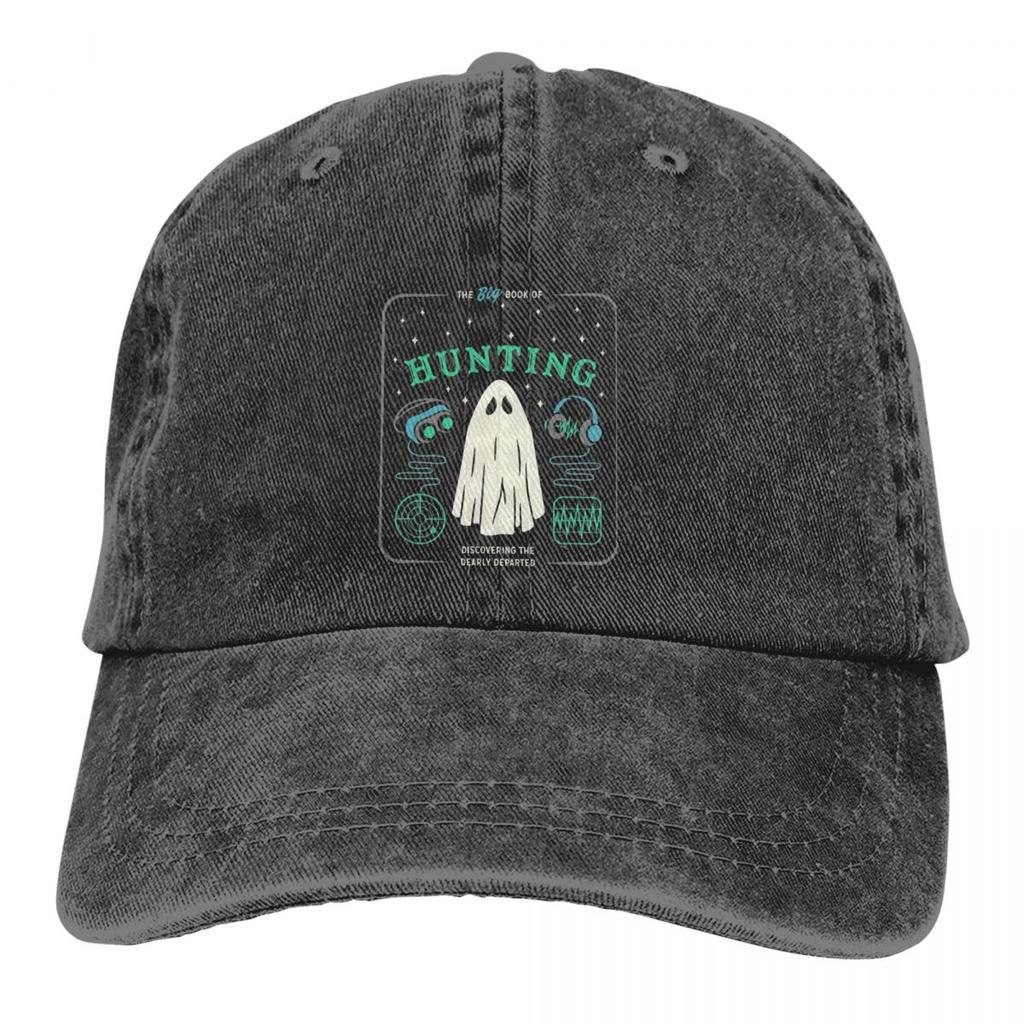The Big Book Of Ghost Hunting Halloween Baseball Cap Unisex Hats Women Visor Protection Snapback Baphomet Satan Lucifer Caps