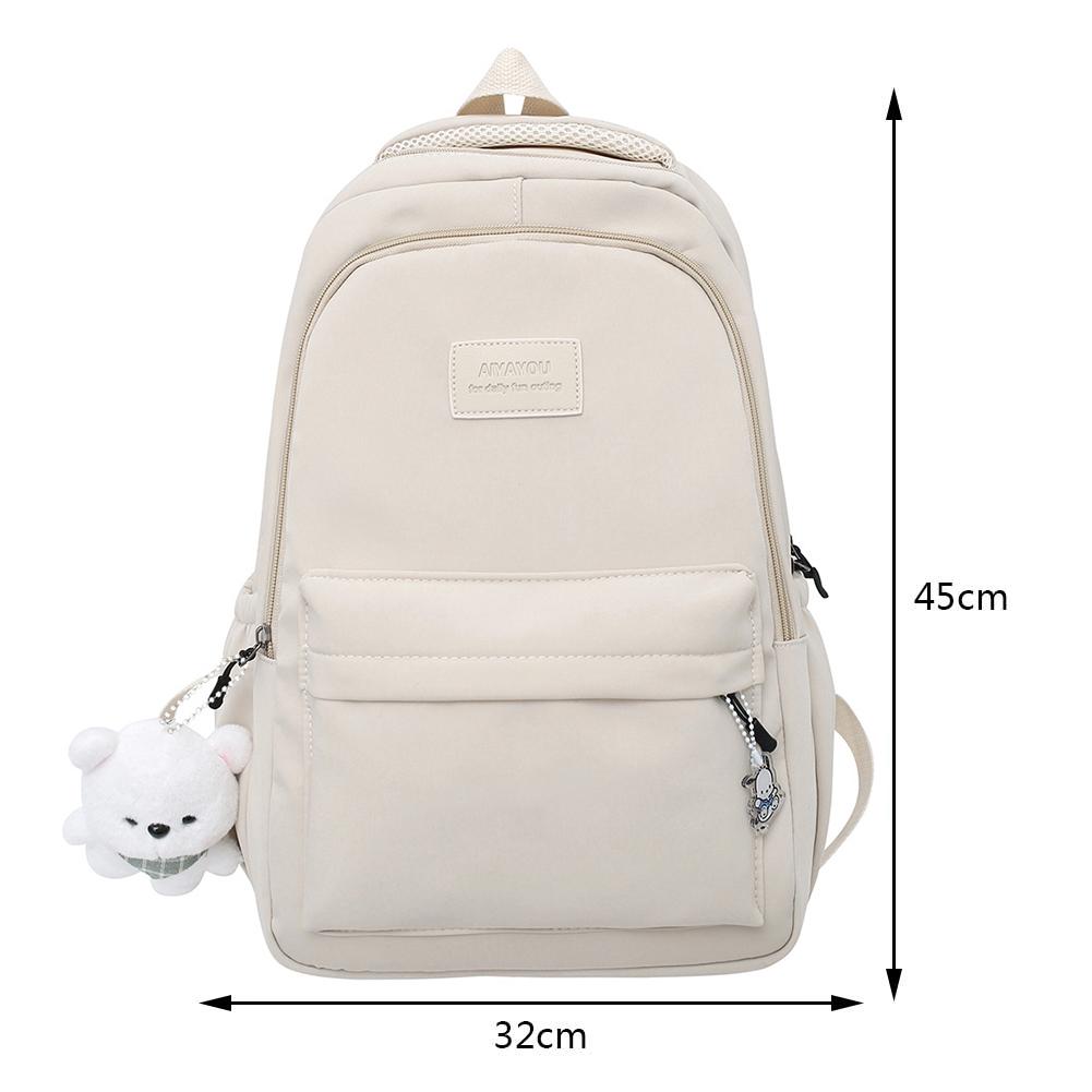 Casual Book Bags Large Capacity Woman Backpack Simple Fashion for Outdoor Sport