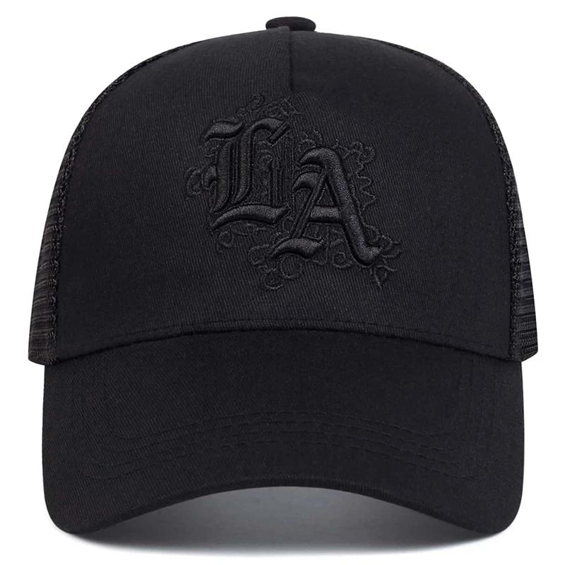 Unisex Letter Embroidery Baseball Net Caps Outdoor Adjustable Spring and Summer Casual Sunscreen Hat