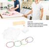 100pcs Plastic Floss Bobbins with Manual Bobbin Winder   Crafts Easy Storage Embroidery Bobbins for Needlework Sewing