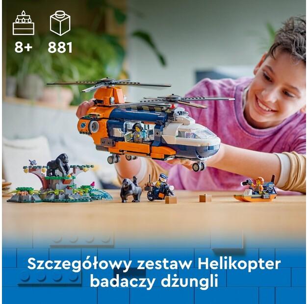 LEGO City 60437 Jungle Explorer Helicopter At Base Camp