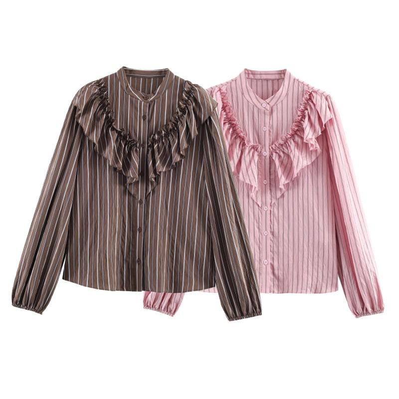Women's Fashion Striped Layered Decorative Shirt 2025 Hot Selling