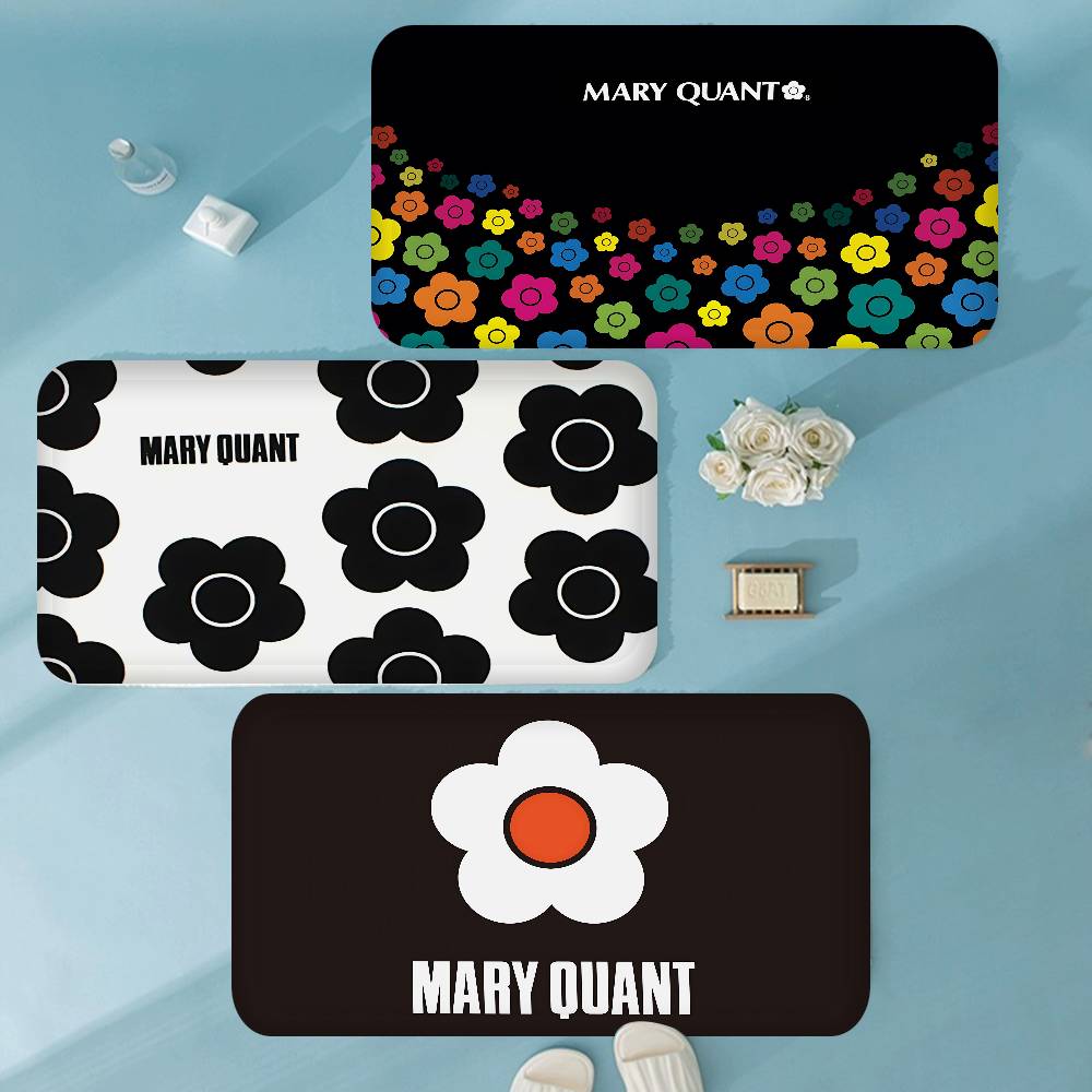 Fashion Logo Q-Quant M-Mary Floor Mat Cheaper Anti-slip Modern Living Room Balcony Printed Bedside Mats