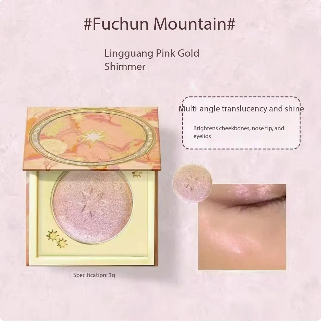 

Girlcult Highlight Peach Blossom Land Matte Expanded Color Cover Tears Groove Brightening Sunken Surface 06 Fuchun Mountain