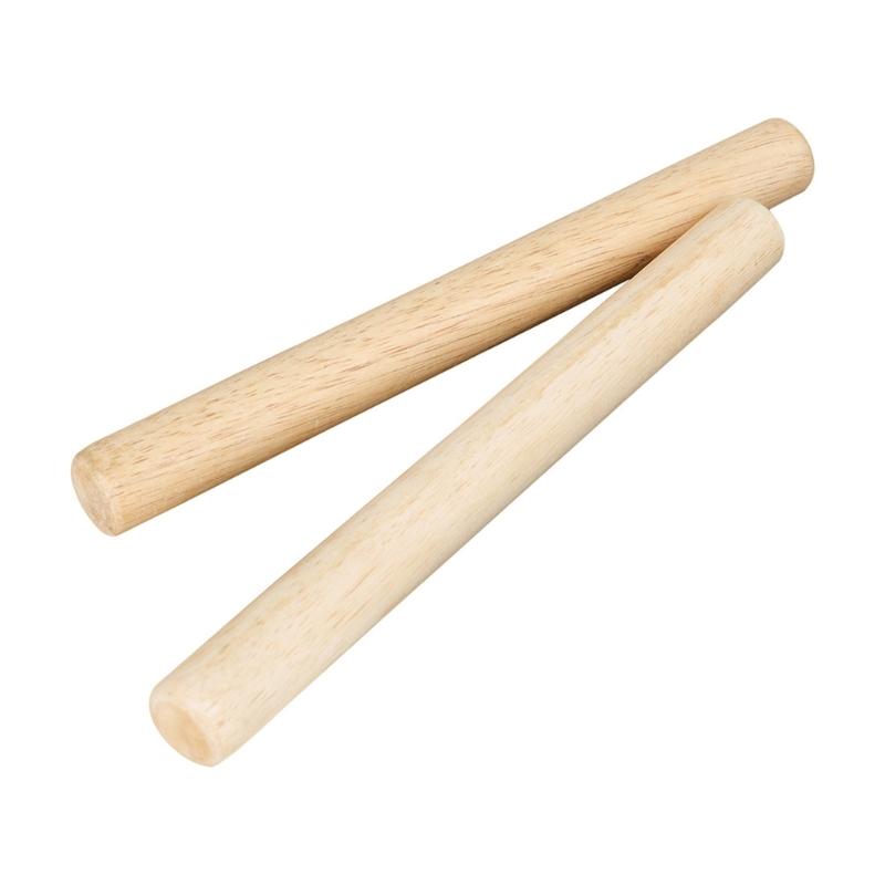 1 Pair Rhythm Music Sticks Wooden Drum Sticks Orff Percussion Instrument Percussion Stick Portable Music Lummi Sticks 1