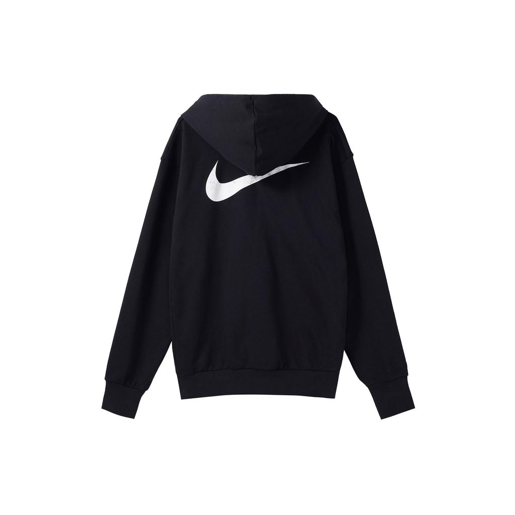 Nike Dri-Fit Standard Issue Logo Print Zip Hoodie Herren Hoodies Schwarz DV9449-010