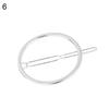 Fashion Alloy Hollow Moon Circle Triangle Bangs Hair Clip Women Hairpin Barrette