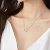 Fan Qi Bimetal Mobius Heartbeat Necklace - Women's Light Luxury Sweet Triple Collarbone Chains
