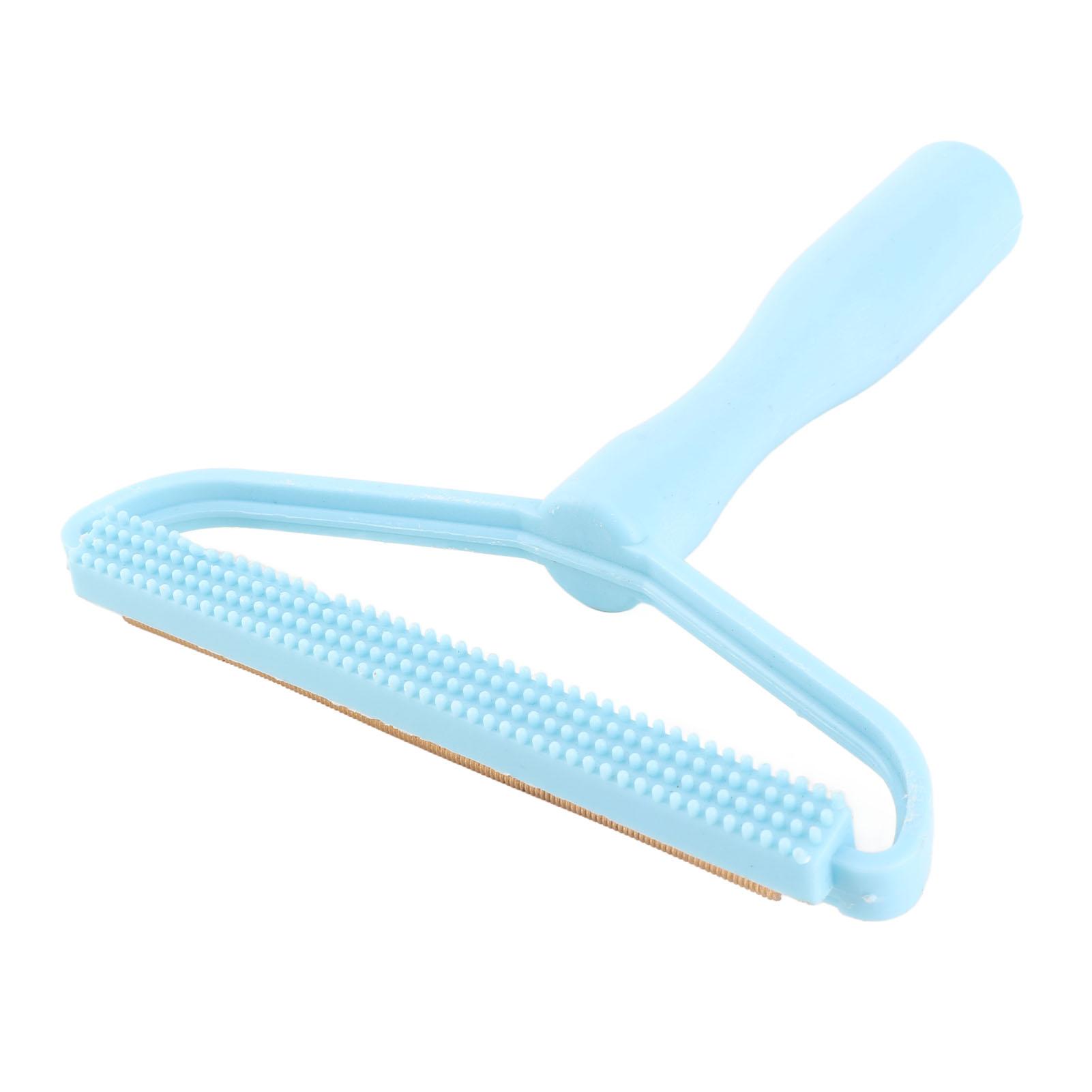 

Ручной удалитель ворса пластиковая ручка двусторонний портативный бритва для ткани для свитера пальто синий