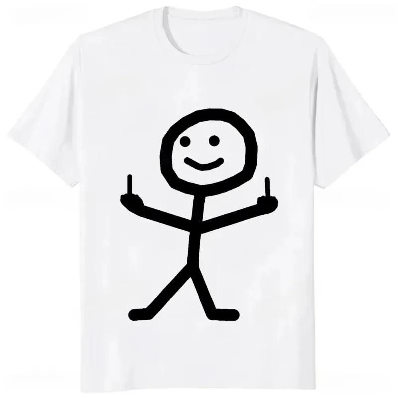 Woman Clothing Middle Finger Funny Frenzy Print Women's T-Shirt Casual Fashion Harajuku Street Cute Trendy Style Comfortable