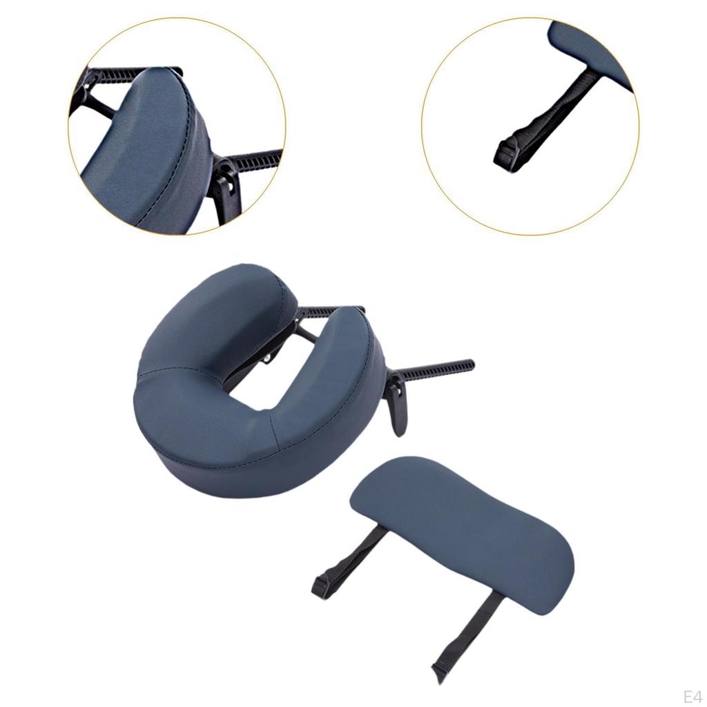 Face Cradle and Cushion Adjustable Headrest Support Bracket for Home