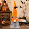 Halloween Faceless Doll Gnome Plush Standing Ornament for Home Shelf Decor