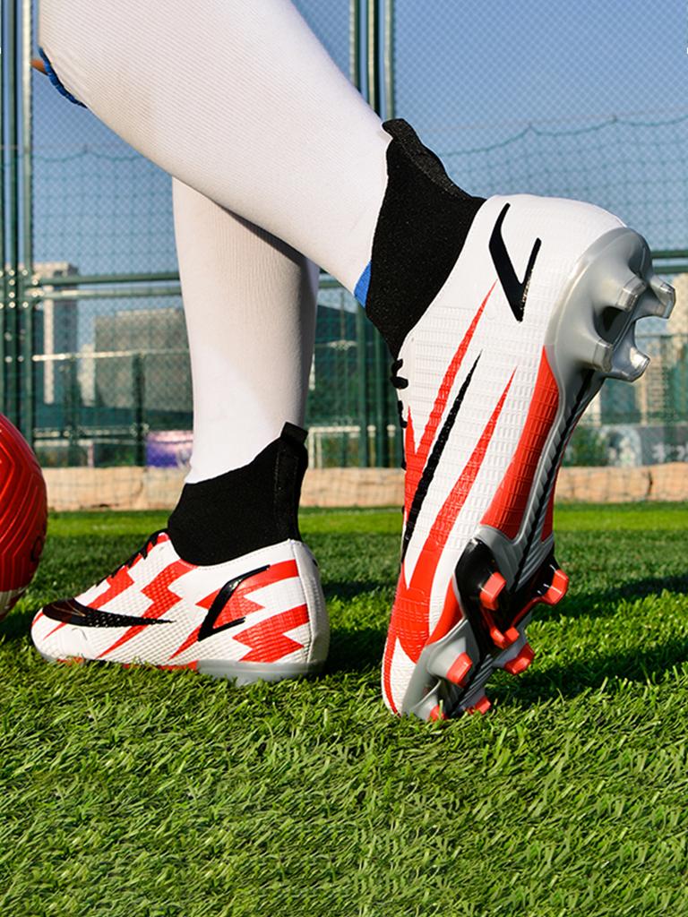 Pantofi de fotbal cu ghete înalte pentru bărbați și femei, unghii rupte, crampoane, copii, tineret, studenți, pantofi de antrenament profesionali pentru adulți