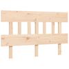 Solid Wood Bed with Headboard