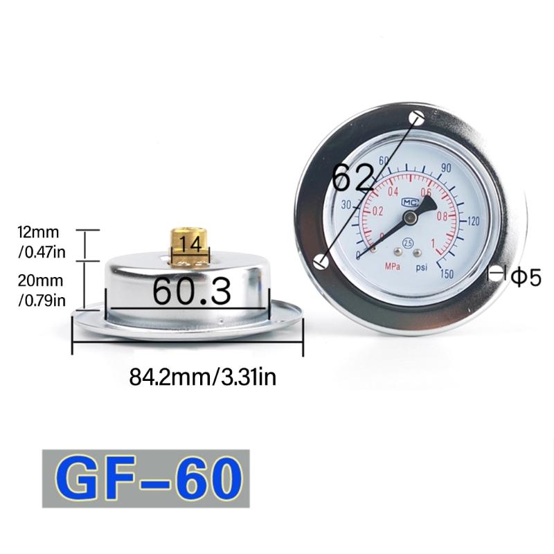 Industrial Pressure Gauges with High Accuracy & Corrosion Resistant Brass Suitable for Engineers & Maintenance Personnel