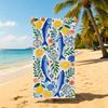 Mediterranean Style Towel Beach Blanket Towel  For Travel Gym Shower Luxury Lightweight Camping Pool  Tropical Cute