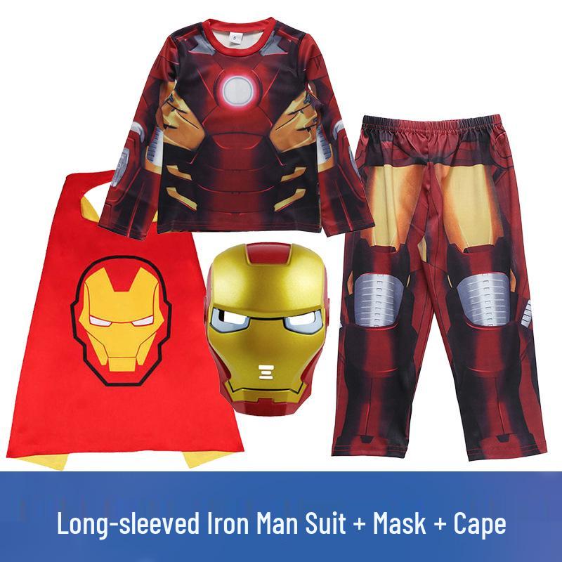 Marvel Iron Man Kinder Langarm Cosplay Set - Jungen Performance Kostüm