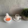 3D Candlestick Silicone Mold Frog Shaped Candle Stand Molds Candle Cup and Plate Mould Stylish Home Decorations Moulds