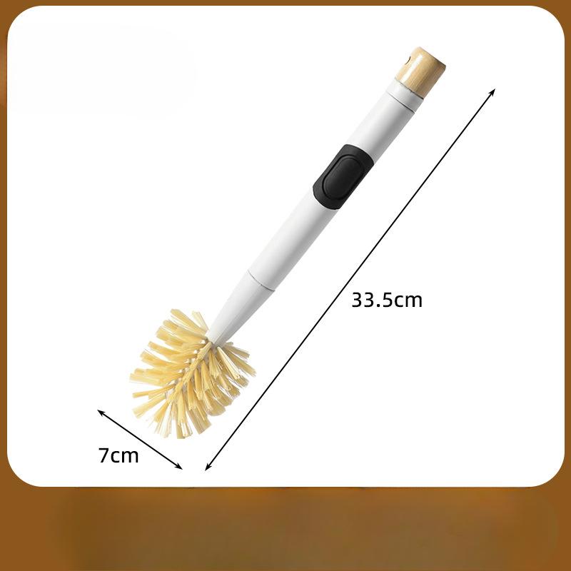 

Щетка для чашки с длинной ручкойБез мертвых углов Чашка для водыБутылочка для кормления Автоматическое заполнение жидкостьюПодвешивание и хранение Маленькая щетка белый