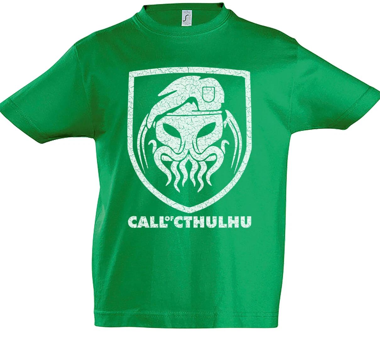 

Call Of Cthulhu Kids Boys T-Shirt Fun Gamer Gaming Horror Arkham H P. Lovecraft 140