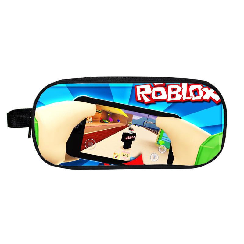 Roblox Cartoon Pencil Case For Boys And Girls With Durable Material**