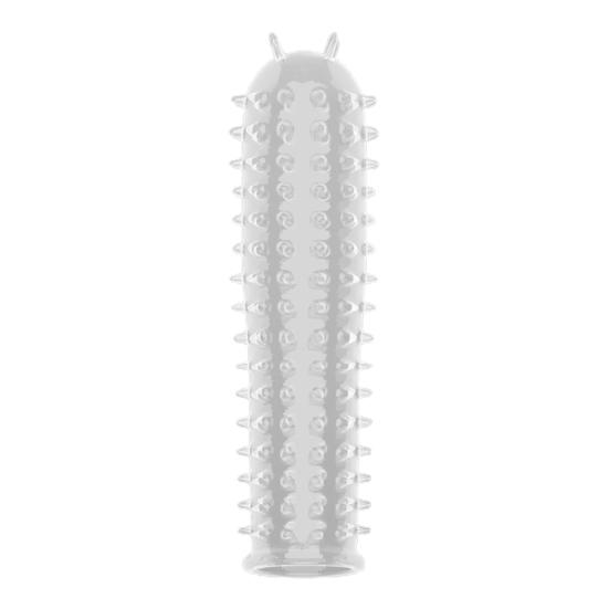Penis Extension Sleeve Super Soft Reusable TPE Silicone Male Time Delay Penis Enhancer Sleeve for Home