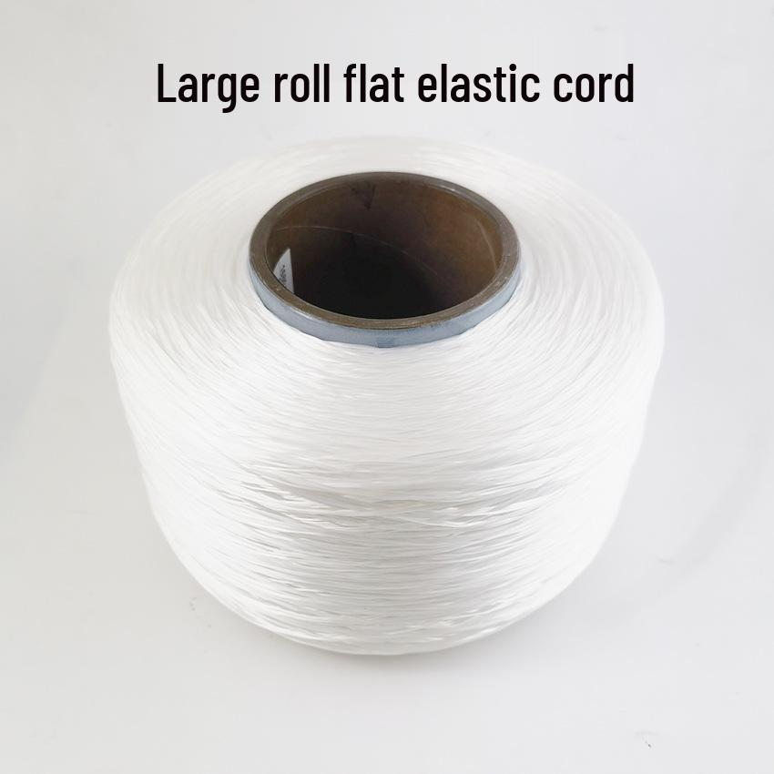 

Durable Elastic Cord for Beading: Large Roll for Bracelets & Jewelry with Wear-Resistant Buddha Beads String. 0.8mm Thick (Approx 4500m/Roll)