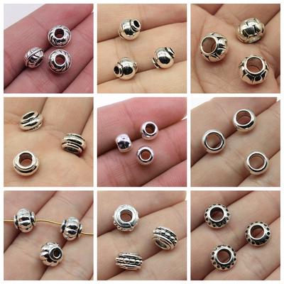 15 Stuks Antiek Brons/Zilver Kleur 9X9X4mm Glanzende Tussenstukken Gatkralen Bedel Hanger Sieraden Handgemaakt