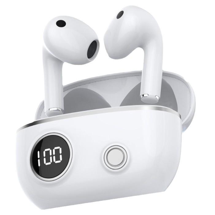 PRO13 Noise-Cancelling TWS Wireless Earbuds with Long Battery Life and Digital Display